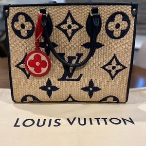 Louis Vuitton OnTheGo Giant Monogram Raffia MM